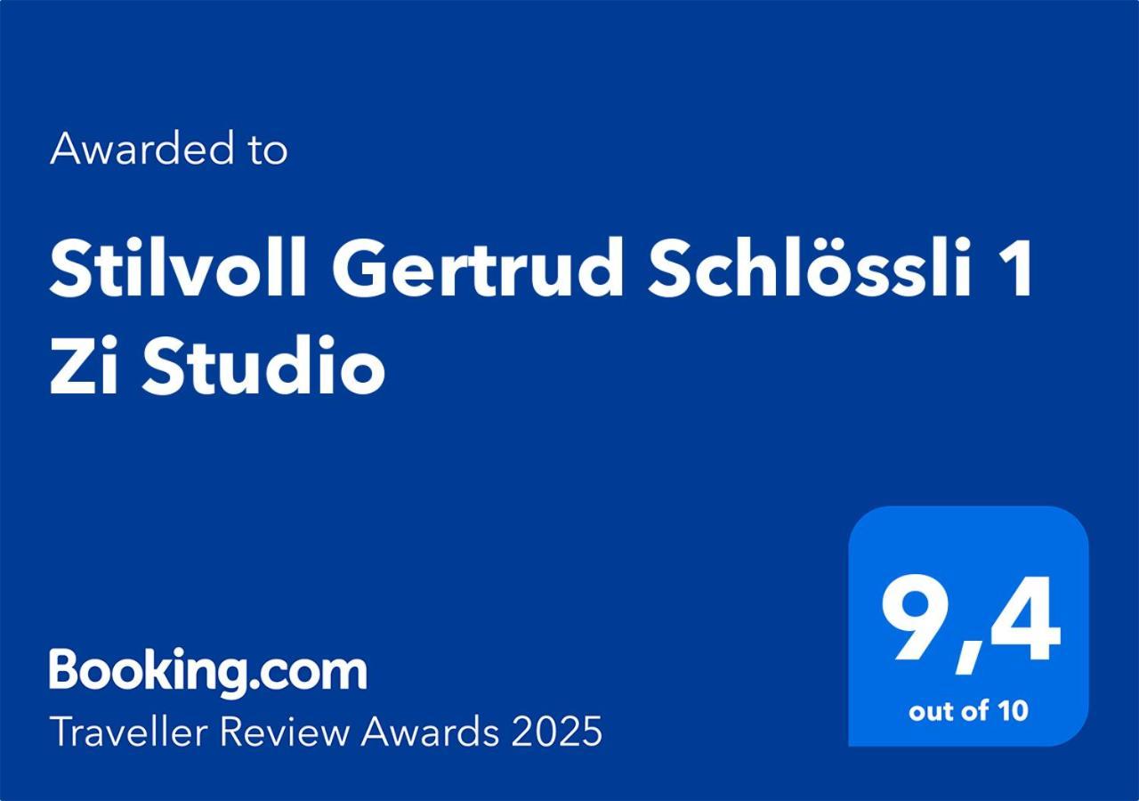 Stilvoll Gertrud Schloessli 1 Zi Studio St. Gallen Exterior foto